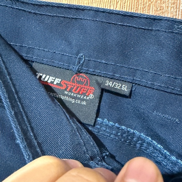 Men's TuffStuff Navy Cargo Pants - Picture 4 of 4